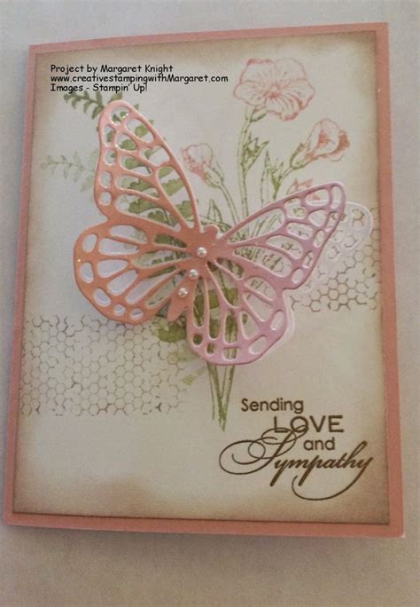 Creative Stamping Crafts With Margaret Sympathy Card Sympathy