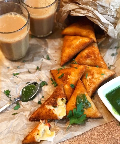 Jalape O Chicken And Cheese Samosas Recipe My Big Fat Halal Blog