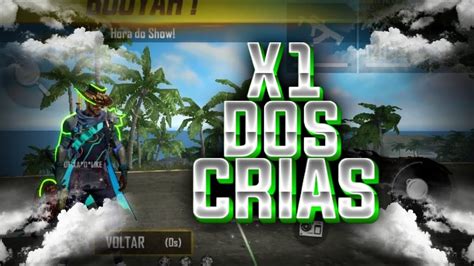 Free Fire Ao Vivo X Dos Cria Jogando Os Incritos Live Onvem