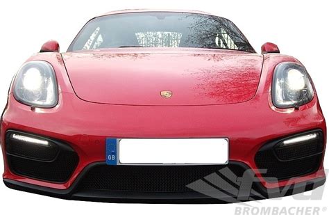 Front Bumper Grill Set 981 Boxster GTS Cayman GTS Complete Black