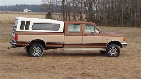 1988 F350 XLT Lariat Crew Cab Long Bed 4x4 Original Classic Ford F