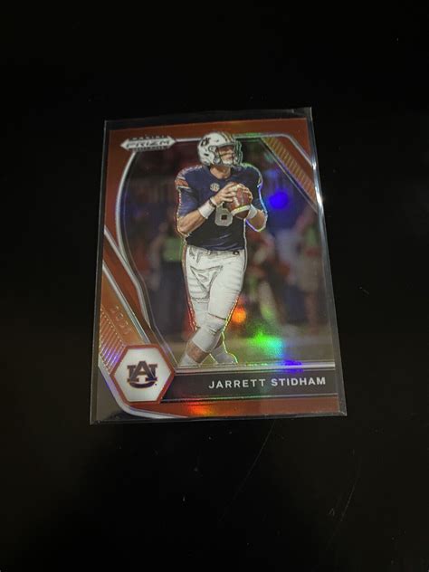 Jarrett Stidham 2021 Panini Prizm Draft Picks Red Prizm 299 Raiders 31