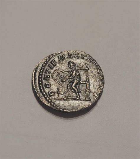 Imperio Romano Macrino 217 218 E C AR Denarius Rome Catawiki