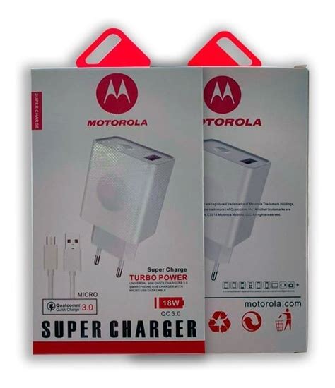 Ripley Cargador Motorola Micro Usb V Turbo Power W Qc Blanco