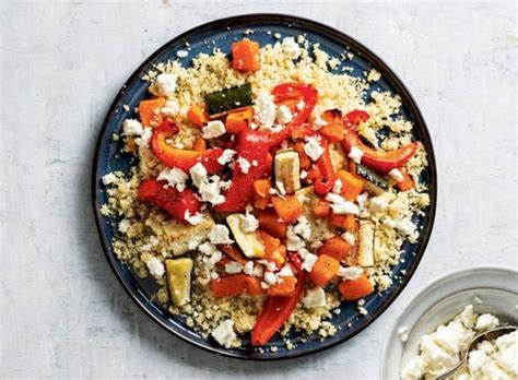 Couscous Met Geroosterde Groenten En Feta Recept Allerhande Albert