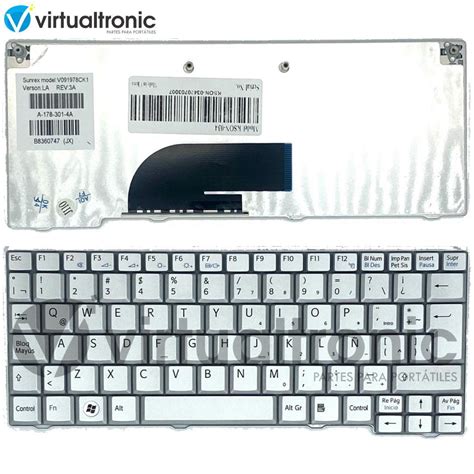 Teclado Sony Vpc M Vpcm Al Gris Plata Virtual Tronic