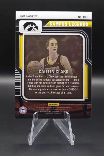 Panini Caitlin Clark Collezione Contendenti Campus Legends Target