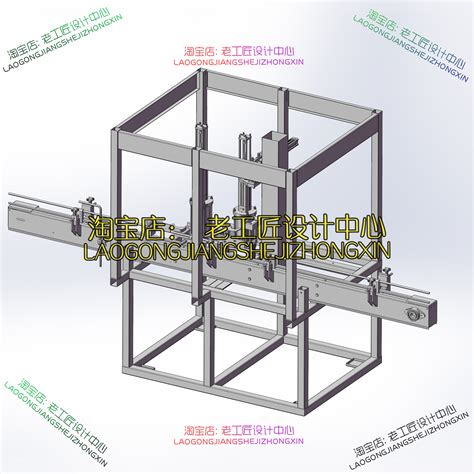 B03 Pet瓶灌装封盖机自动化设备3d模型图纸 Solidworks设计solidworks 2018模型图纸下载 懒石网