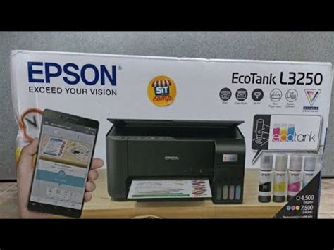 Cara Pemakaian Pertama Printer Epson L Unboxing Baru Youtube