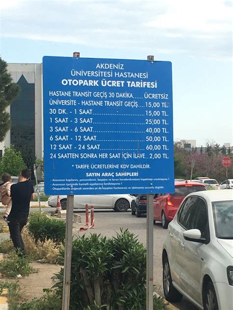 Akdeniz Niversitesi Hastanesi Otopark Cretleri Ikayetvar