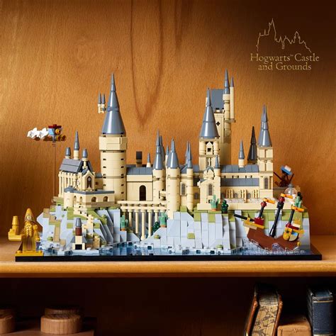 The Lego Harry Potter Hogwarts Castle And Grounds Hammacher Schlemmer