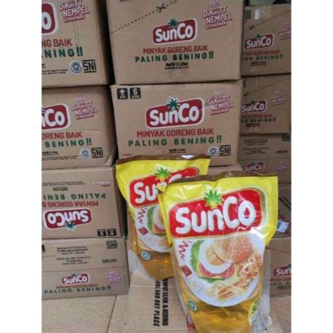 Jual Promo Minyak Goreng Sunco 2 Liter 1 Dus Isi 6pcs Shopee Indonesia