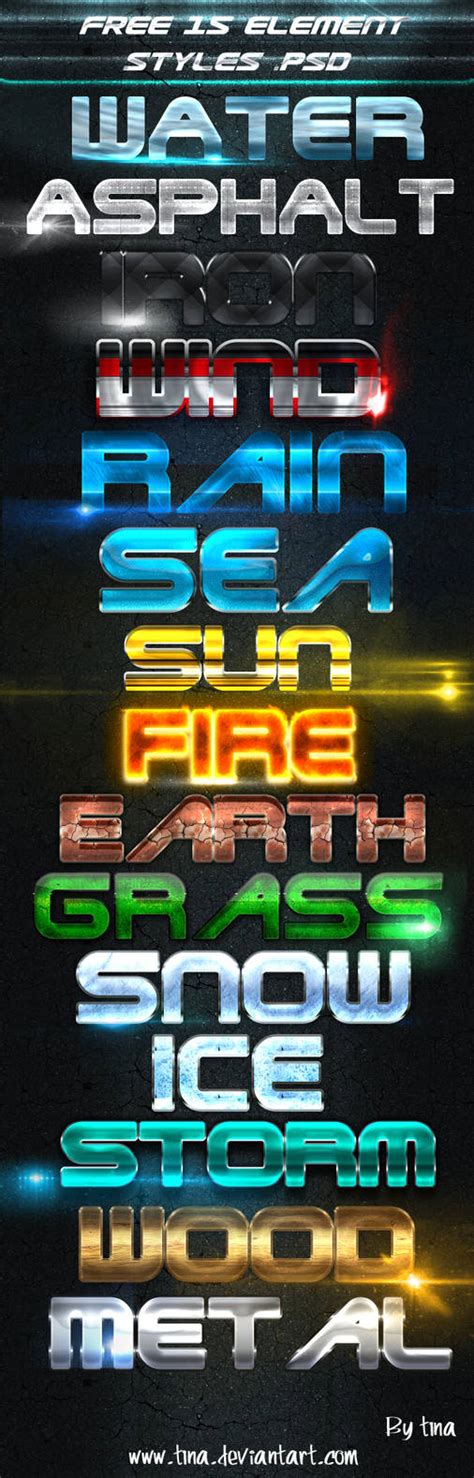 element styles  tna  deviantart