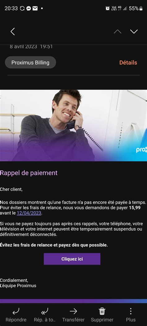 Attention Arnaque Par Mail Proximus Forum