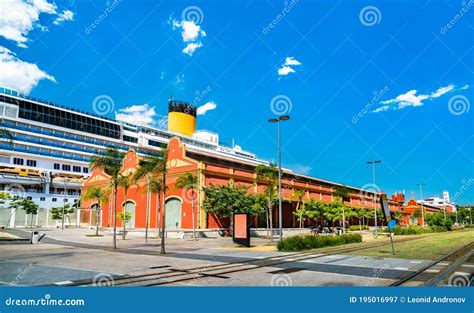 Pier Maua, a Cruise Ship Port in Rio De Janeiro, Brazil Stock Image - Image of south, city ...