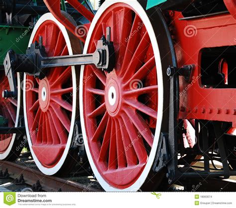 Locomotora De Vapor De La Vendimia Foto De Archivo Imagen De Blanco