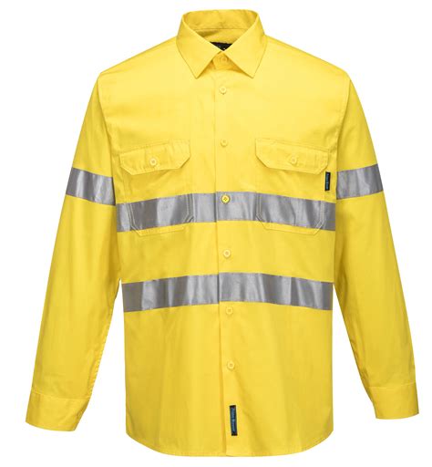 Northrock Safety Hi Vis Lightweight Long Sleeve Shirt With Tape Singapore