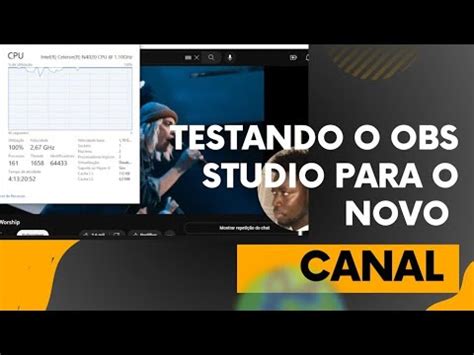 2023 Testando o OBS Stúdio para o novo canal do youtube assistaki
