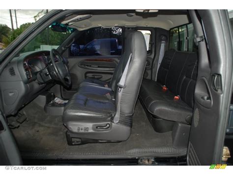 Agate Black Interior 1999 Dodge Ram 1500 Sport Extended Cab 4x4 Photo ...