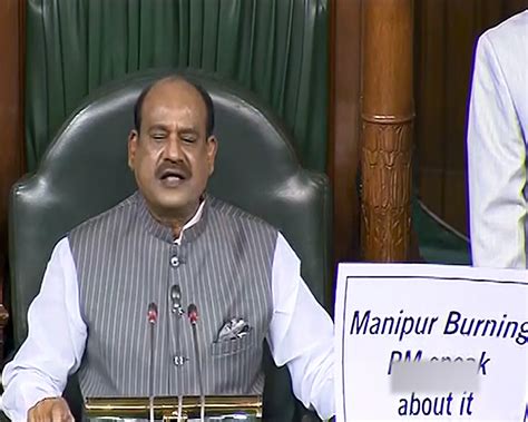 Lok Sabha Adjourns For The Day Amid Opposition Uproar Over Manipur