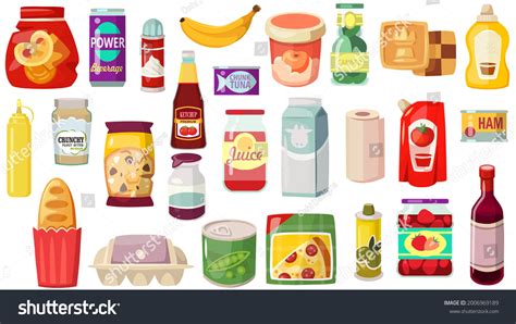 Grocery Items Clipart