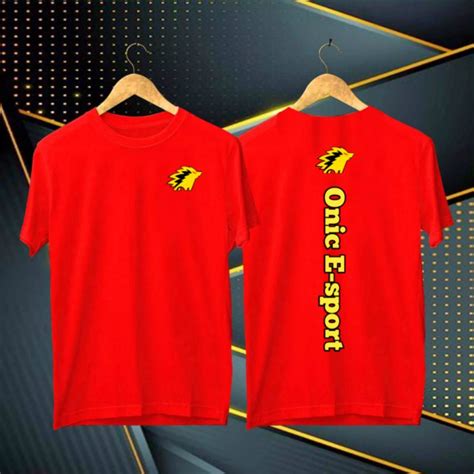 Jual Kaos Onic E Sport Baju Onic Baju Mobile Legend Kaos Mobile