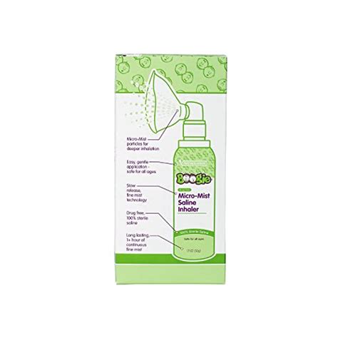 Boogie Micro Mist Inhaler Saline Spray 1 7oz Unscented Pack Of 1 Pricepulse