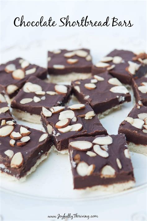 Fudge Topped Almond Shortbread Bars Recipe Fudge Chocolate Recipes