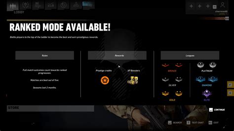 Ranked Mode Available Tom Clancys Ghost Recon Wildlands Interface In Game