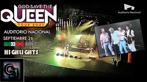 Concierto de GOD SAVE THE QUEEN México 26 Septiembre 2023 Auditorio