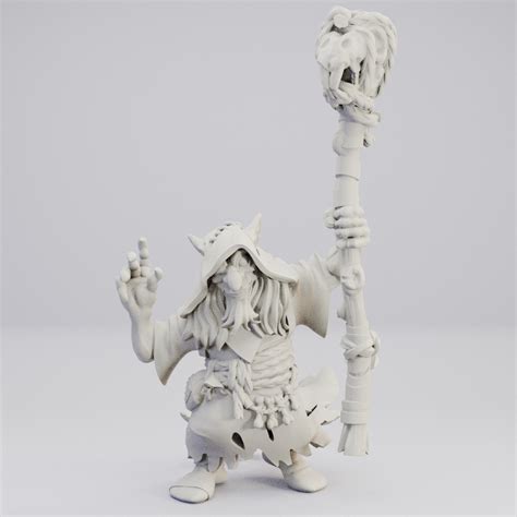 Hot Goblin ゴブリンシャーマン杖 ミニチュア ホットゴブリン 呪術師