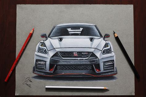 Nissan Gt R Nismo Drawing