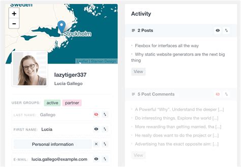 WordPress User Profile Pages - Users Insights