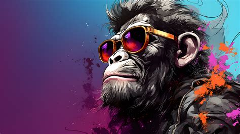 Download Ai Generated, Monkey, Cyberpunk. Royalty-Free Stock Illustration Image - Pixabay