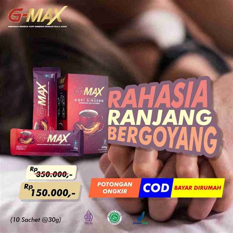 Jual Hm Kopi G Max Moncer Coffee Kopi Pria Dewasa Obat Kuat Herbal