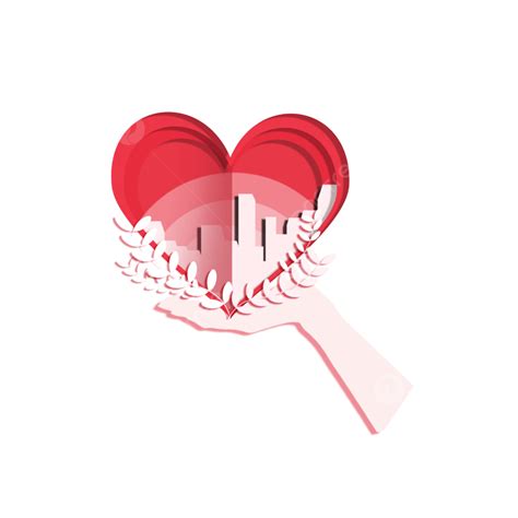 Cartoon Hand Gesture Png Image Hand Drawn Cartoon Heart Holding