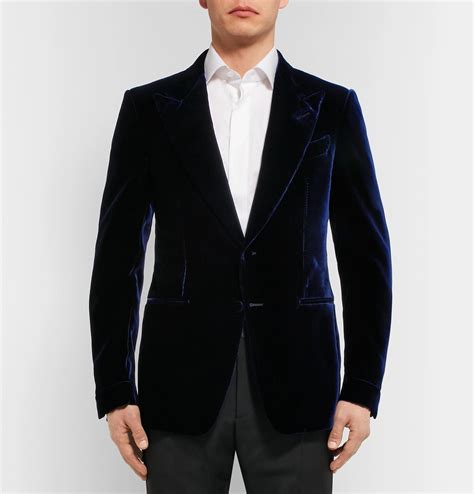 Introducir 33 Imagen Tom Ford Blue Velvet Jacket Abzlocalmx