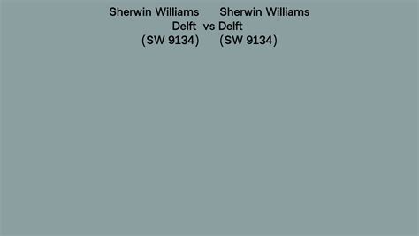 Sherwin Williams Delft Vs Delft Side By Side Comparison