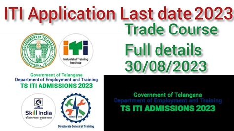 Iti Admission Last Date Iti Dress Making Course Full