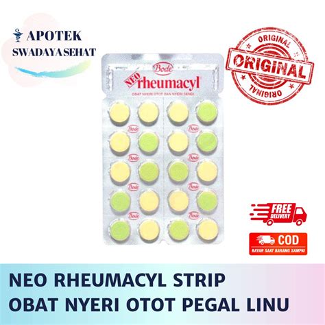 Jual Neo Rheumacyl Strip Obat Nyeri Otot Pegal Linu Neoremasil