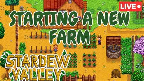 STARTING NEW STARDEW VALLEY MEADOW FARM 1 6 UPDATE YouTube