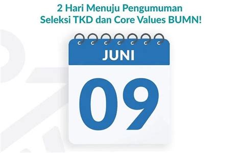 Link Cek Pengumuman TKD Dan Core Values BUMN Di Fhci Bumn Mulai 9 Juni