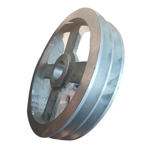 Round Cast Iron V Belt Pulley For Lifting Platform Number Of Grooves