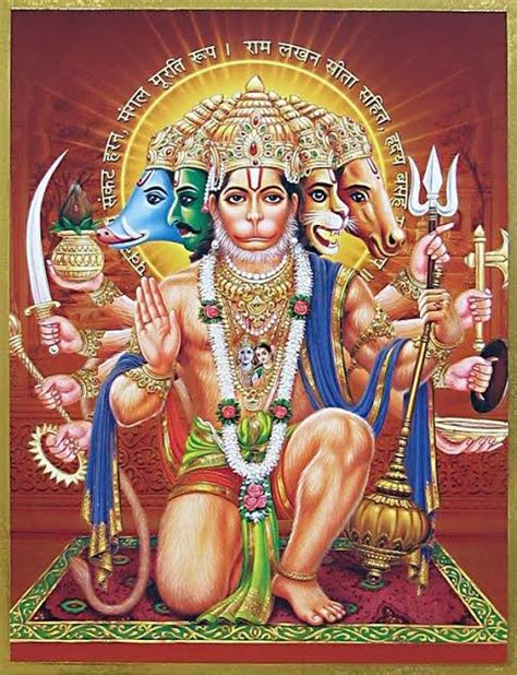 Lord Panchmukhi Hanuman Ji जानें हनुमान जी ने क्यों लिया था पंचमुखी