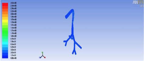 Figure 7 Recording Of The Particulate Maximum Velocity 3D Modeling