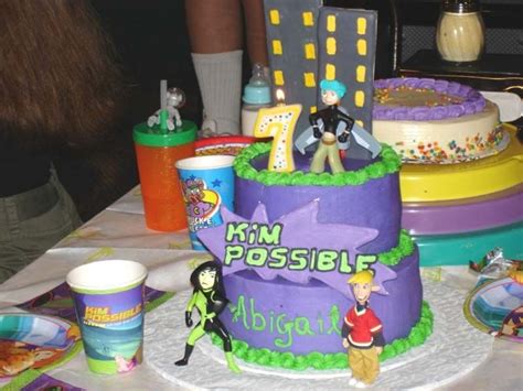 Kim Possible Birthday Cake