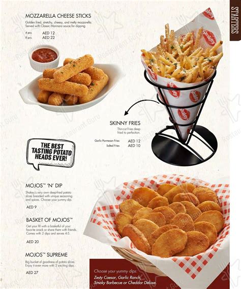 Menu at Shakey's Pizza Parlor pizzeria, Dubai, 12nd Street