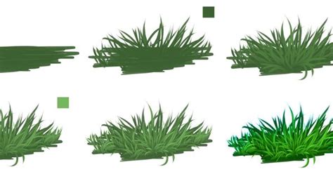 Grass Easy Tutorial By Ryky On Deviantart Art Tutorials Pinterest