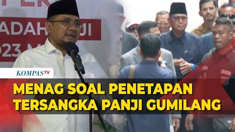 Menteri Agama Yaqut Cholil Angkat Bicara Terkait Penetapan Tersangka