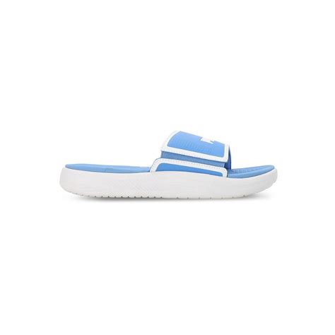 Puma Soft Ride Slide Junior Kids Blue Slides Buy Puma Soft Ride Slide